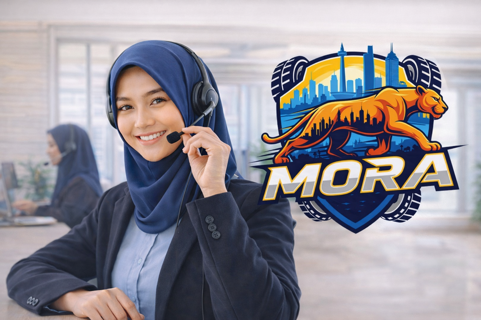 Tim Customer Service PT Mora Mitra Logistik siap melayani Anda